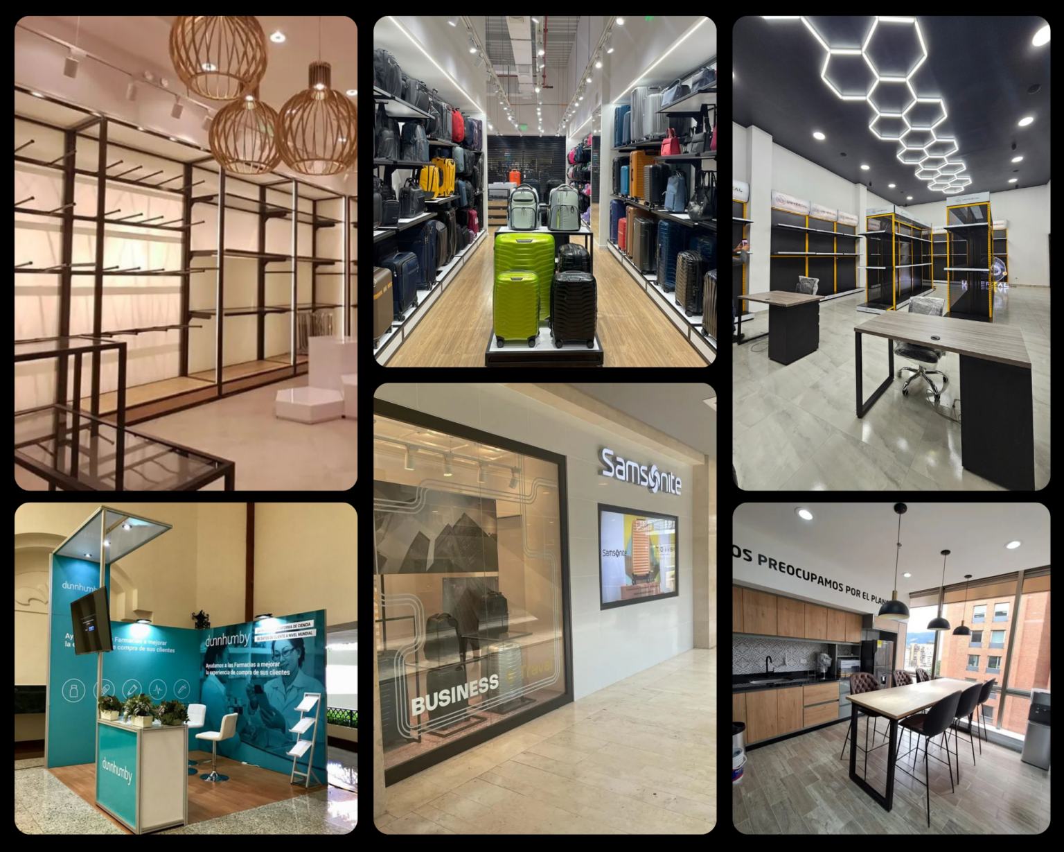 Mobiliario comercial en Bogotá
