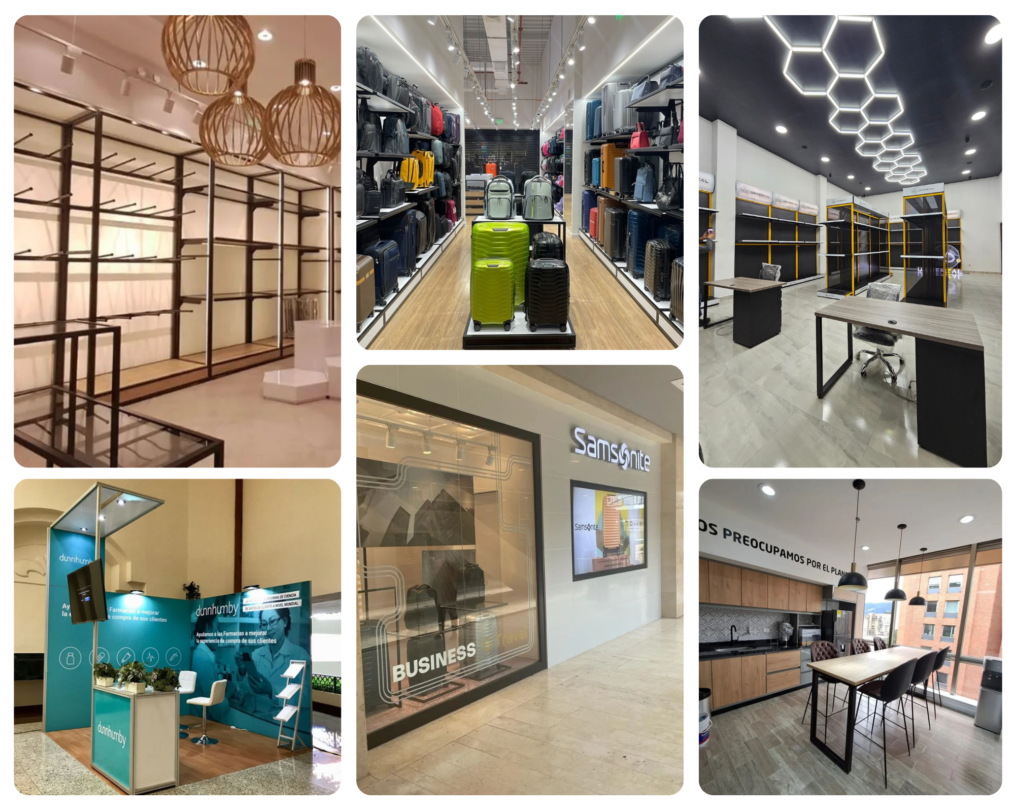 Mobiliario comercial en Bogotá